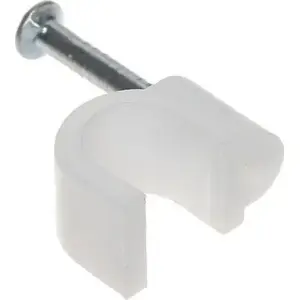 Mounting Cable Organizer Clips White 100 pcs, No name TRZ-6*P100
