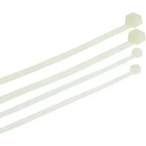 Cable tie Plastrol white 4.8 x 500 mm nylon, pack of 50