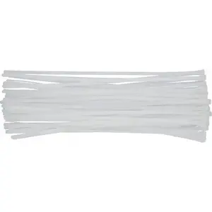 Kabeļu saites YATO pašfiksējošas plastmasas 4,8 x 200 mm, 100 gab.