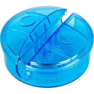 Cable organizer BLOW 42-103# blue — single-channel cable winder for tidy cable storage