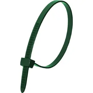 Kabeļu saites Dedra neilona 2,5×200 mm zaļas, 100 gab.