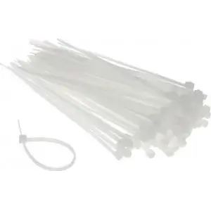 Cable organizer strip No name OPASKA KABLOWA OPC-150X3.5/W*P100, 150 mm x 3.5 mm, pack 100