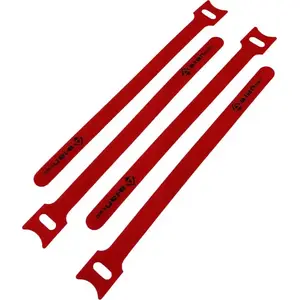 Kabeļu organizators Alantec Opaska ar cilpu 200 mm × 12 mm, sarkans