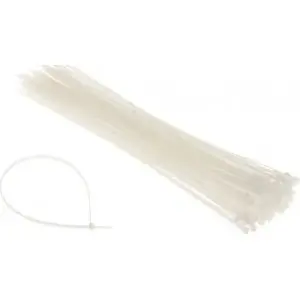 Cable organizer OPASKA KABLOWA OPC-450X4.8/W*P100 — cable tie band 450 mm × 4.8 mm, pack 100