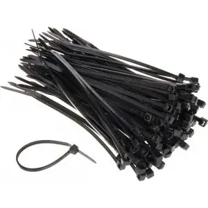 Cable organizer roll No name OPC-150X3.5/B*P100 — 150 mm x 3.5 mm perforated strip, 100 pcs