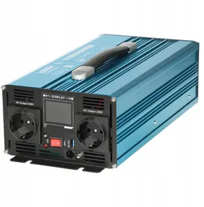 Инвертор europower INV/24/2000/PS/S/B 24В DC → 230В AC 2000Вт с Bluetooth