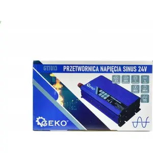 Инвертор GEKO G17013 SINUS 24В→230В 500/1000Вт для автомобиля и автономных систем
