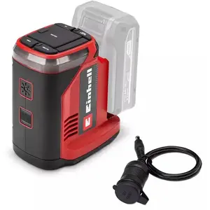 Invertors DC/AC AZO TE-ES 18/150/1 LI-C-SOLO (1091310) — darbs no 18V akumulatora, 150 W izeja