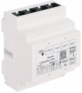 Audio Distribution Splitter ACO CDNAR/U-DIN — DIN‑rail mounting audio splitter