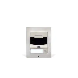 Video intercom panel Commax 9155301BS — Satin steel, 1280×960 image, 2 W speaker, IK08, 107×28×130 mm