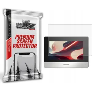 GrizzGlass matte PaperScreen protective film for HIKVISION IP DS-KH6320-WTE1/EU 7" wideodomofon screen
