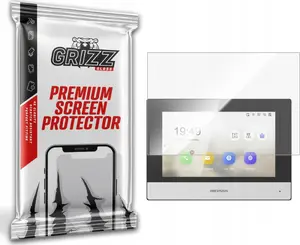 GrizzGlass ceramic protective film for HIKVISION IKIT-D4-PL302 7-inch video doorphone display