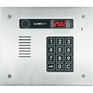 Аудиопанель Laskomex CP-2513R INOX с RFID, горизонтальная установка