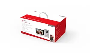 Video intercom system ORNO Hikvision DS-KIS703Y-P — 2 MP camera, 7" (17.8 cm) TFT display, IP65, Black/Silver