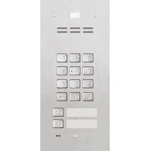 Panel pod tynk 2-family entry panel ACO FAM-P-2NPZSACC with numeric code lock and key fob