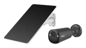 Уличная IP видеокамера Bullet DAHUA KIT/BF4CA-0210B/M0508 — 2560×1440, объектив 2.1 мм, угол обзора 122.5°×66°, вращение 360°, беспроводная, настенный монтаж, чёрная