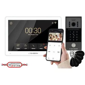 Видеодомофон Commax Wideodomofon RM-T203HD с камерой RC-212HD белый