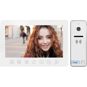 Video door phone set ORNO OR-VID-EX-1057/W, hands-free, color 7" LCD, OSD menu, gate control, white