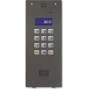 Intercom Control Unit ACO CDNP7ACC ST central unit with heater and LCD, RFID master (MPN 15072)