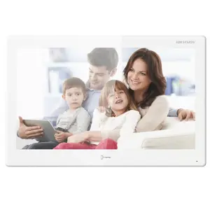 Master station Hikvision DS-KH9510-WTE1(B) intercom accessory — 12V, Wi‑Fi 802.11b/g/n, 10/100 Mbps, white, 254×166×26.6 mm
