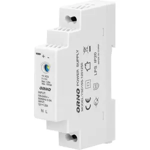 Блок питания на DIN-рейку No name OR-PSU-1642 12 VDC 1,25 A 15 W, ширина 1 модуль