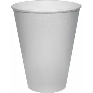 Paper disposable cups No name 4271 — white, 200/250 ml, pack of 100