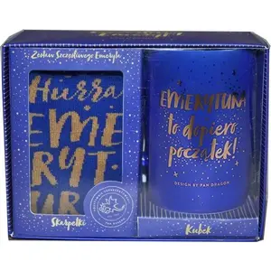 Gift set Pan Dragon mug and socks Emerytura model 461090 - gift combo