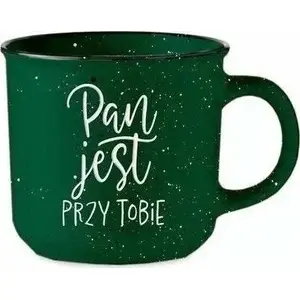 Mug Szaron Kubek vintage – Szaron ceramic mug "Pan jest przy tobie"