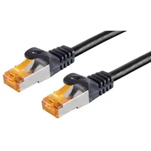 Outdoor Patch Cable Brackton Cat6a S/FTP 40m RJ45 to RJ45 Black