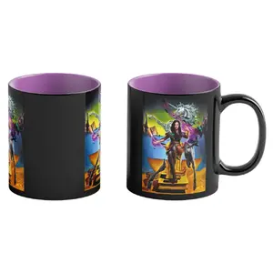 Mug Good Loot The Witcher Yennefer & Salvador Dali — single 0.45 L, black/multicolour