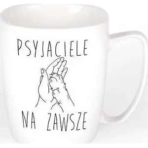 Mug Nadwyraz.com Kubek psyjaciele na zwsze – ceramic mug, standard size