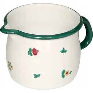 Enamel Pouring Jug RIESS 0.75 L with Spout, model R-0093-049