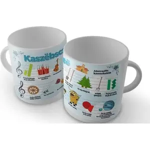 Mug Soliton Kubek Kaszubskie nuty by Soliton — ceramic drinking mug, decorative Kaszubskie nuty design