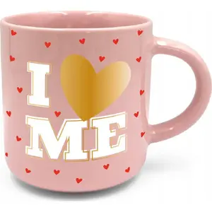 Mug KUKARTKA Kubek Q Past Elle I love me — KUKARTKA ceramic mug model 612374