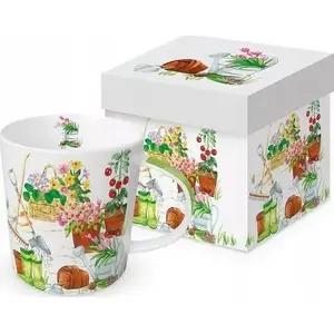 Porcelain mug Lubiana Kubek Ogród 350 ml