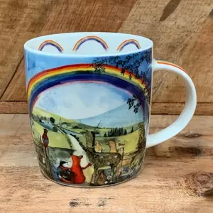 Cup TEKA Kubek M41 Zwierzęta i tęcza – TEKA ceramic mug with animal and rainbow design (MPN 623627)