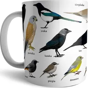 Mug Soliton Kubek - Ptaki w mieście (miejskie) by Soliton, ceramic, model 483883