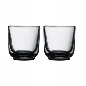 Double glass set Fellow Pirch Cappuccino 190 ml — 2-piece, gray
