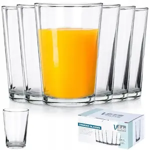 Glass Drinkware Set Vilde VILDE 200 ml — 6 pcs