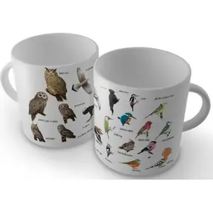 Ceramic Mug Soliton Kubek Ptaki Polski — Soliton, model 194046, Polish birds design