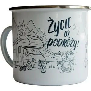 Emaljēta krūze travelset modelis 441946 – emaljēta ceļojumu un nometņu krūze