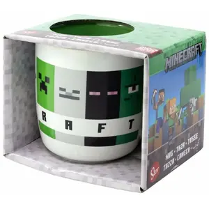 Mug JetWorld Tasse Minecraft Character Faces 380ml — ceramic drinking cup, 380 ml capacity