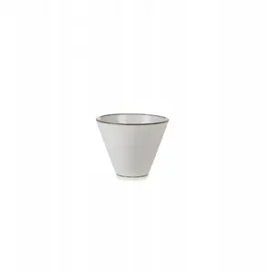 White Equinoxe Cup 10.5 cm, Revol porcelain