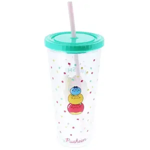 Pusheen Fruits cup with straw – Pusheen branded drinking cup