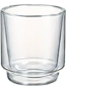 Double-walled Glass Cup HARIO 370 ml for Matcha – Transparent