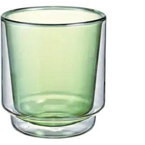 Double-wall glass for matcha HARIO 370 ml — green