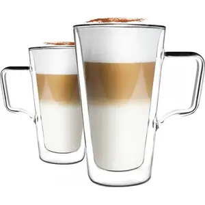 Glass cup Vialli Design Szklanka VIALLI-AK-003-30, clear drinking glass