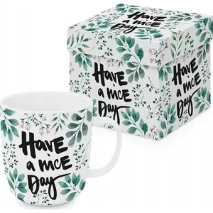 Porcelain Mug 350 ml — No name brand, model 646675, printed 'Miłego Dnia'
