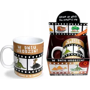 Кружка GiftWorld Kubek Gigant «W dniu urodzin» – GiftWorld 572012 большая керамическая кружка для дня рождения