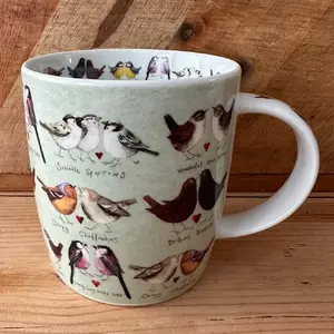 TEKA Kubek M104 Pary ptaszków ceramic cup by TEKA, model Kubek M104 Pary ptaszków